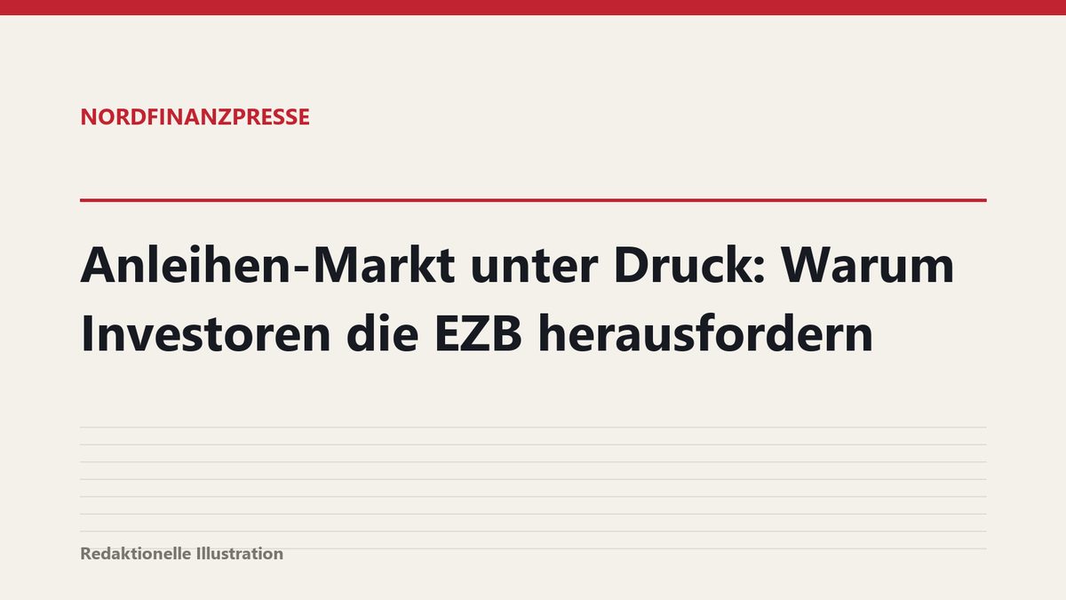 Anleihen-Markt unter Druck: Warum Investoren die EZB herausfordern