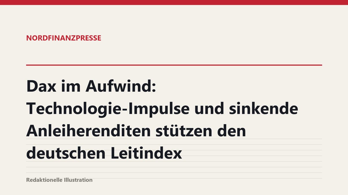 Dax im Aufwind: Technologie-Impulse und sinkende Anleiherenditen stützen den deutschen Leitindex